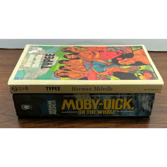 Herman Melville Book Lot Moby Dick Unabridged - Typee 1964 Signet Paperbacks - Picture 8 of 13